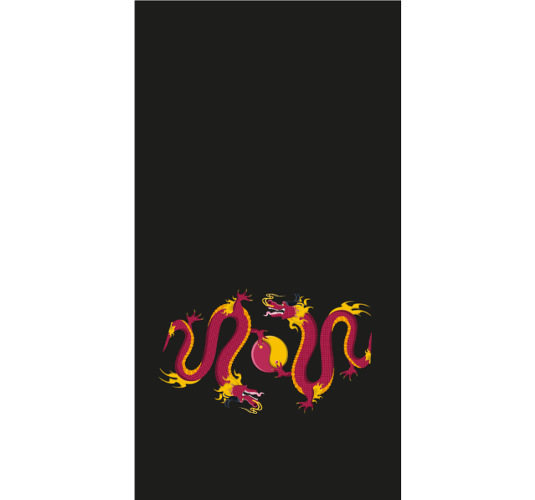 roleta zvieratká majestátny dizajn draka - Tenstickers