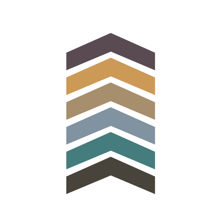 moderná roleta vrstvy so vzorom chevron - Tenstickers