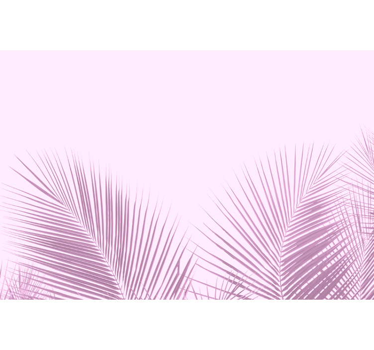 roleta do jedálne silueta palmového listu - Tenstickers