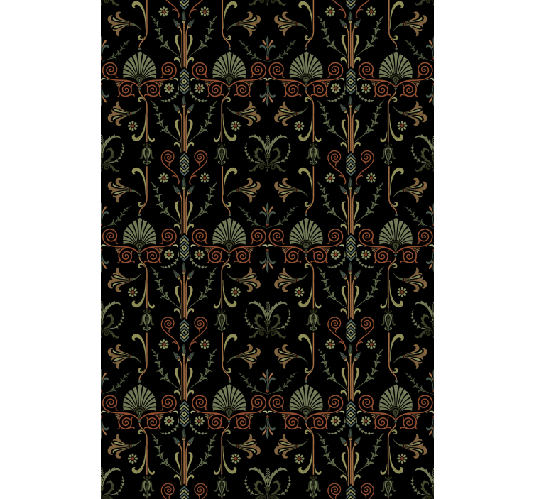 roleta do kuchyne pôvabné motívy lístia - Tenstickers