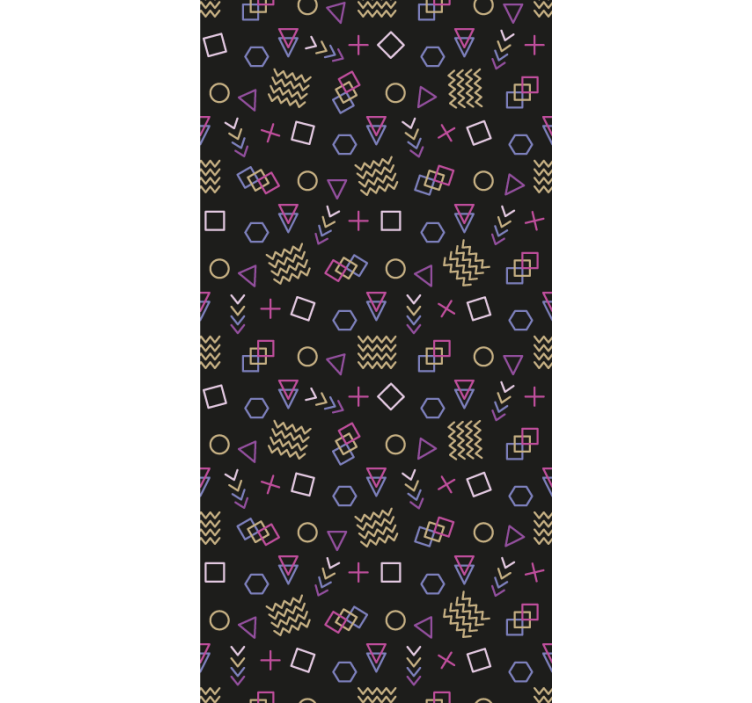 moderná roleta skúmanie geometrických tvarov - Tenstickers