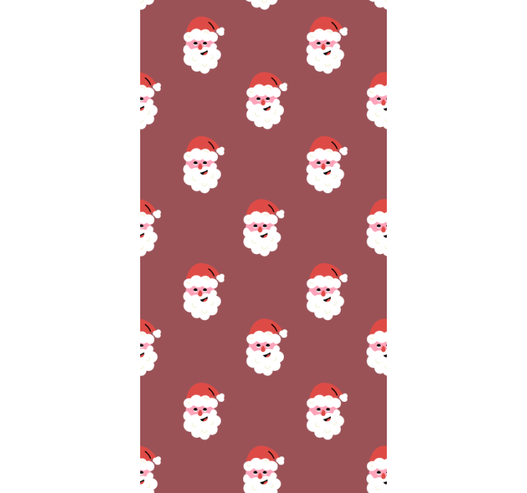 Santa claus červený vzor textúra Rolety - Tenstickers