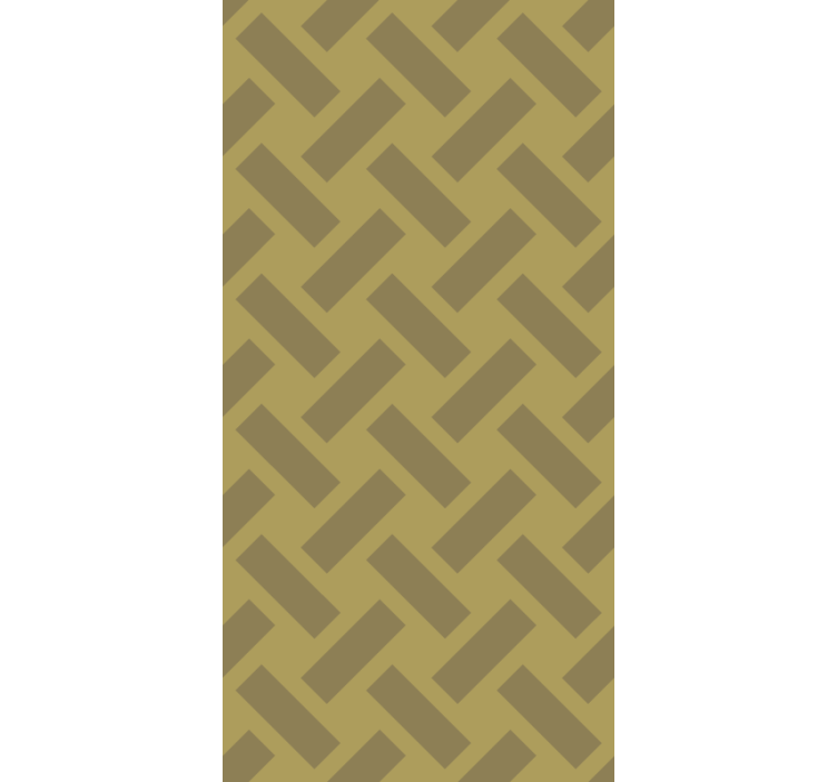 Geometrický žltý štvorcový vzor Rolety - Tenstickers