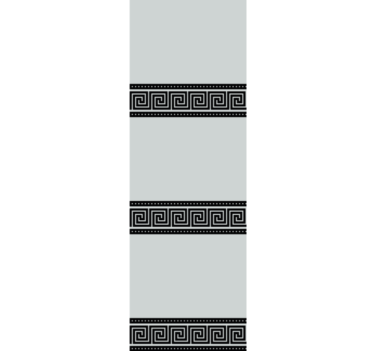 elegantná roleta geometrické čierne vzory - Tenstickers