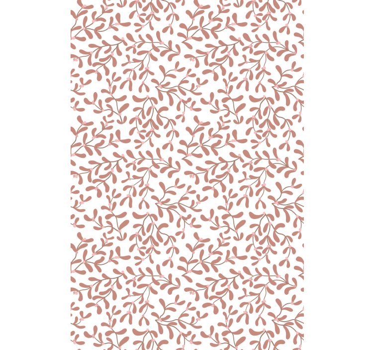 roleta na okno kvety jemný listový motív - Tenstickers