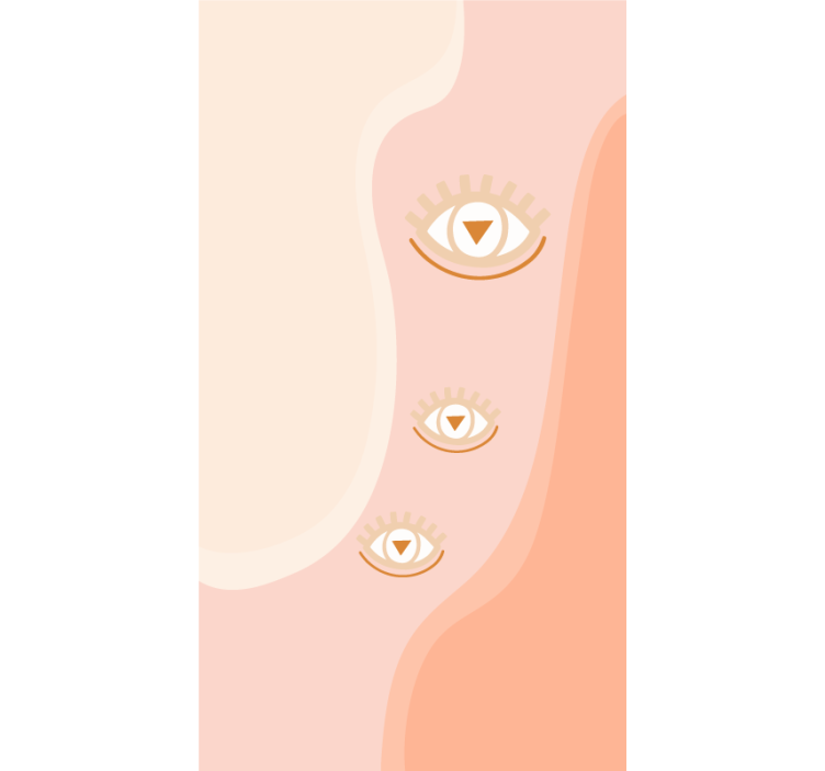 originálna roleta oči v jemných vlnách - Tenstickers