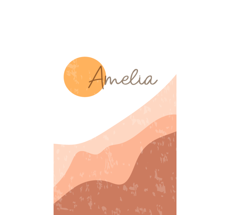 moderná roleta abstraktný dizajn východu slnka - Tenstickers