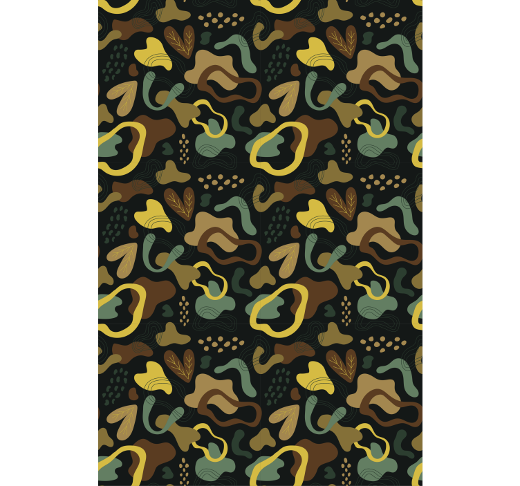 vzorovaná roleta abstraktné tvary listov - Tenstickers