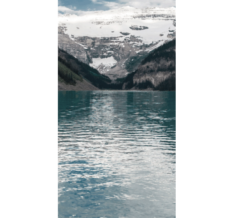 originálna roleta odrazy horského jazera - Tenstickers