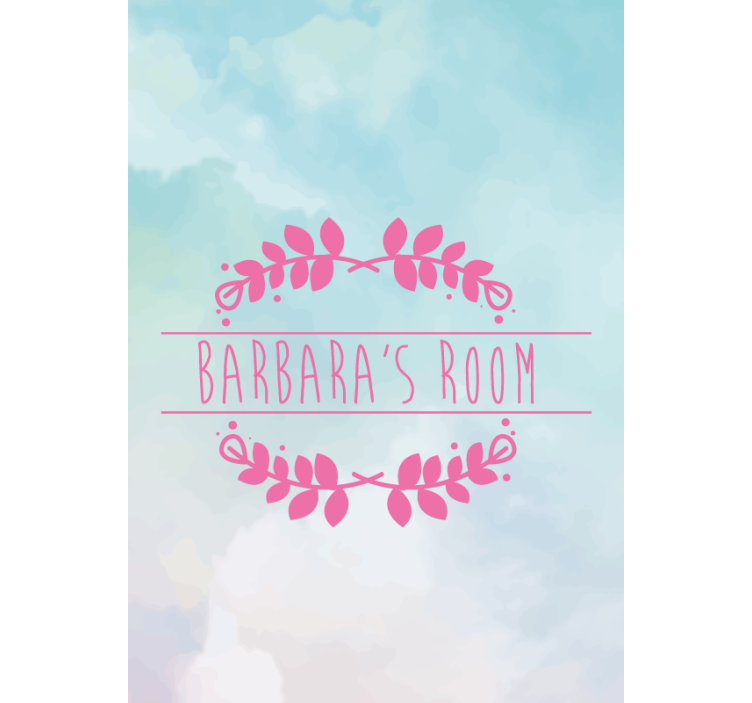 roleta do detskej izby názov miestnosti: Vlastné meno - Tenstickers