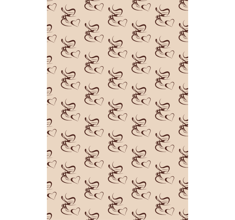 roleta do kuchyne milovníci kávy ilustrácia - Tenstickers