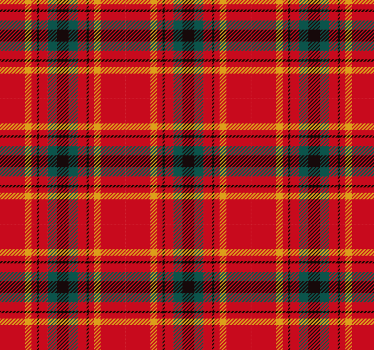 roleta červená vianočný červený tartan textúra - Tenstickers