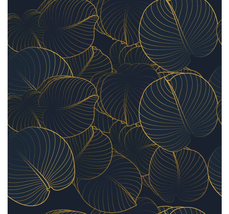 elegantná roleta vzor veľkých listov - Tenstickers