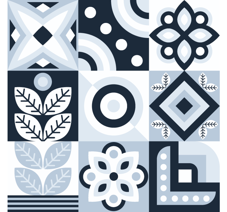 severská roleta vzor dlaždíc - Tenstickers