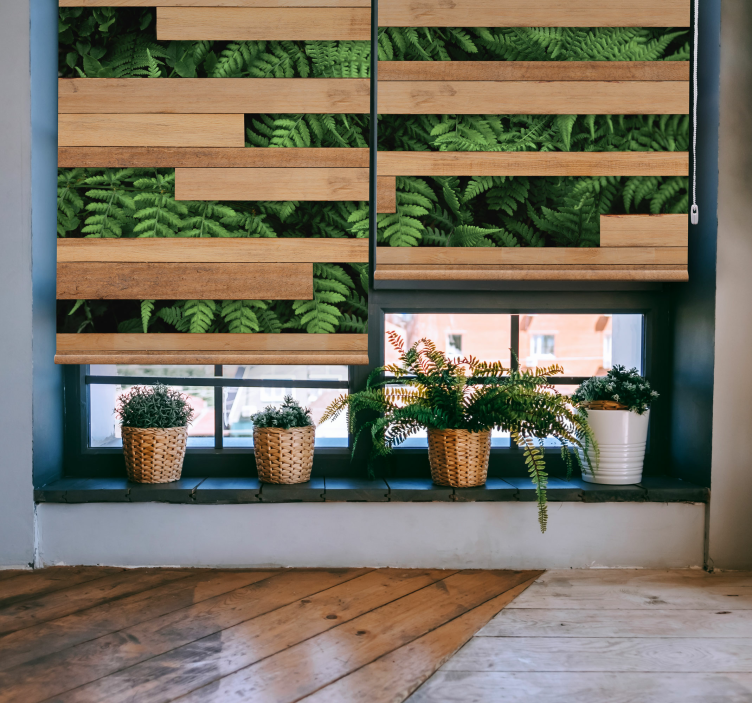 roleta stomy prekrytie bujnej zelene - Tenstickers