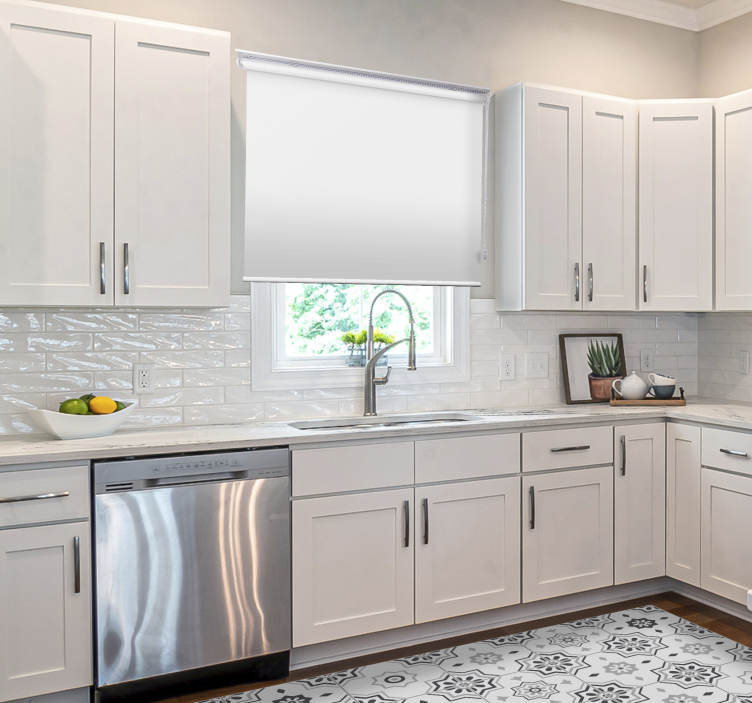 Biela nepriehľadná roleta - Tenstickers