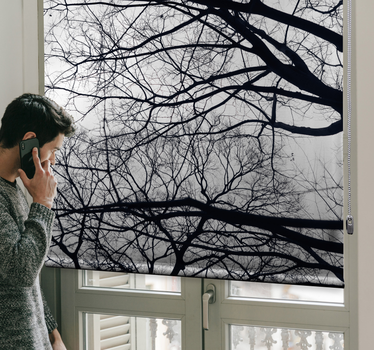 Biela a sivá stromová slepota - Tenstickers