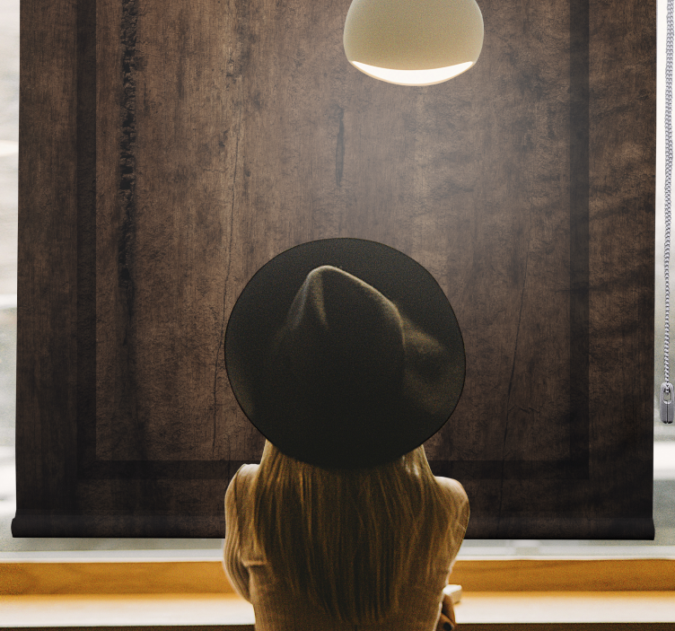 Drevená doska rustikálna roleta - Tenstickers