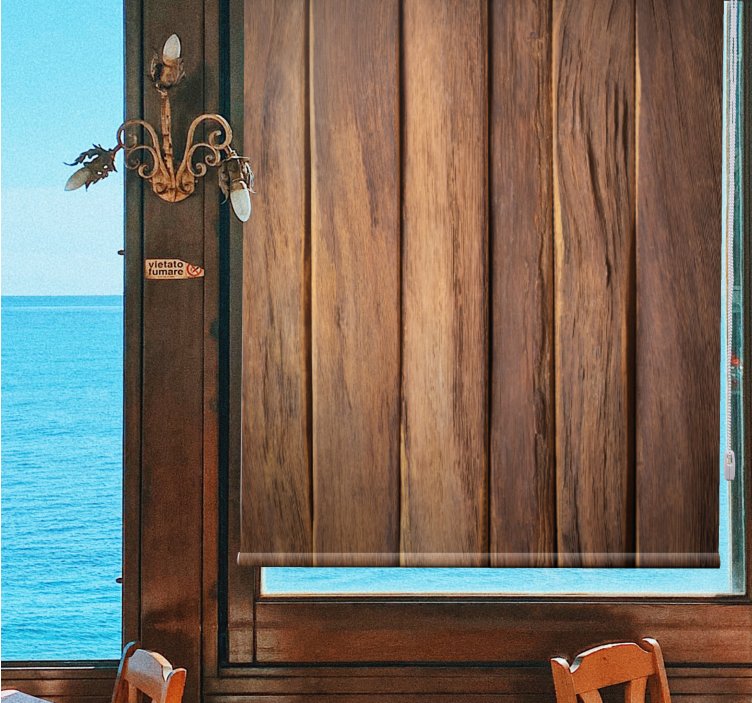 Roleta drevená stena a podlaha - Tenstickers