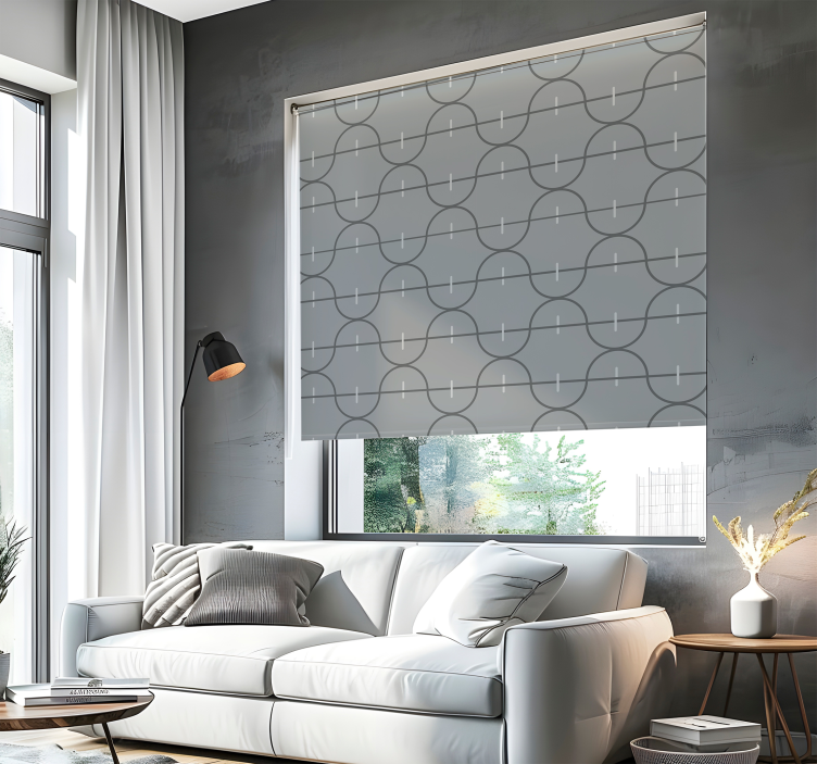 elegantná roleta nepravidelný pásikavý vzor - Tenstickers