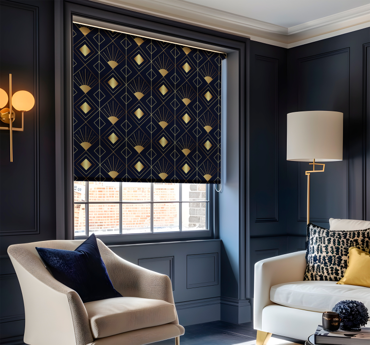 elegantná roleta štýl art deco - Tenstickers