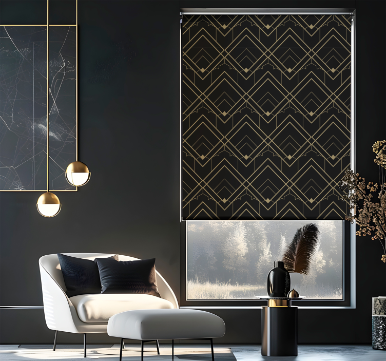 elegantná roleta vektorový vzor - Tenstickers