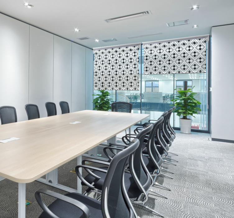 Elegantný geometrický vzor moderná roleta - Tenstickers