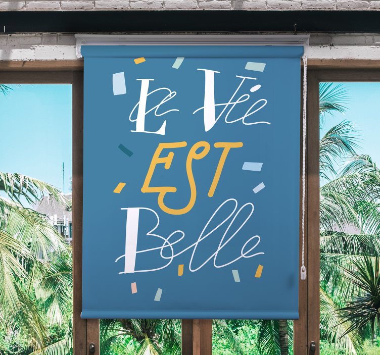 Elegantný text hlavnej spálne Rolety - Tenstickers