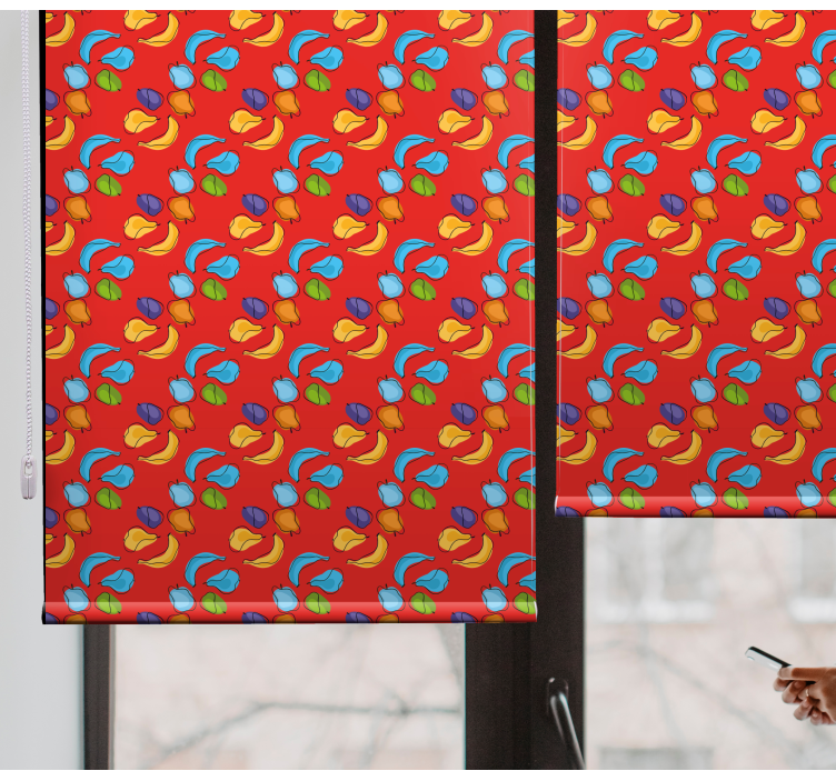 Farebné doodle slepice na ovocie a zeleninu - Tenstickers