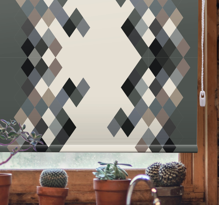 Farebné odtiene farebné bloky obývacia roleta - Tenstickers