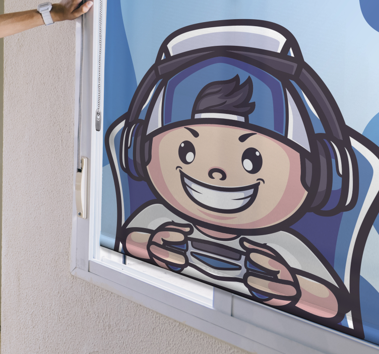 bláznivá roleta veselá postava - Tenstickers