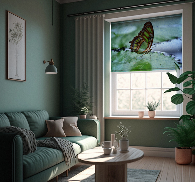 Lietanie na vode motýlik Rolety - Tenstickers