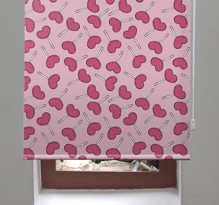 Lízanky v tvare krbu tínedžerská Roleta - Tenstickers