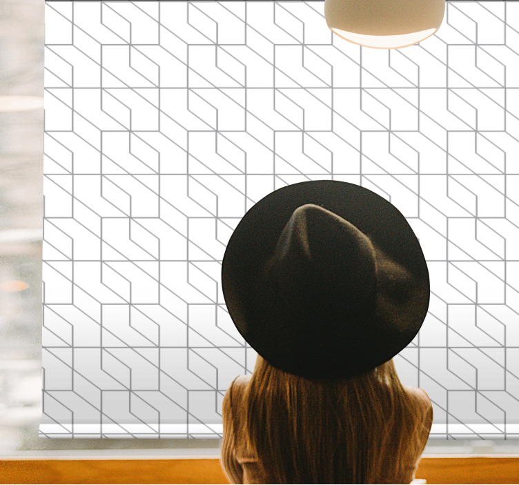 moderná roleta elegantné geometrické umenie - Tenstickers