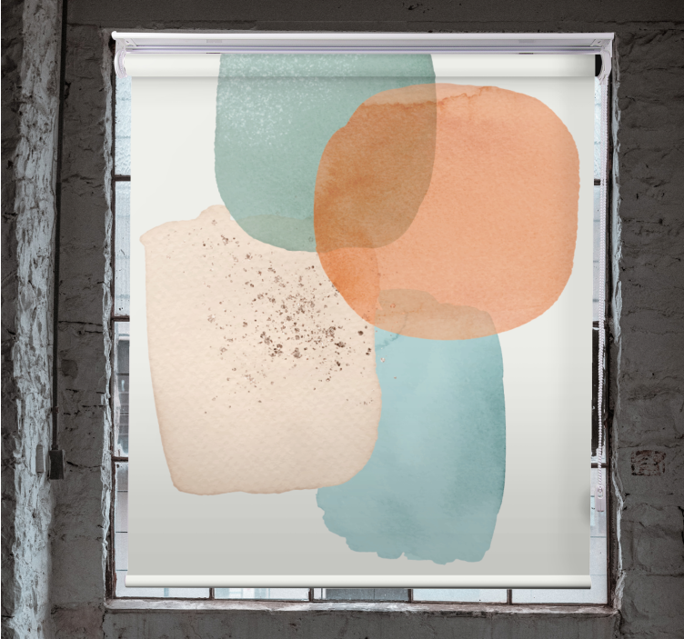 moderná roleta geometrické farebné guľôčky - Tenstickers