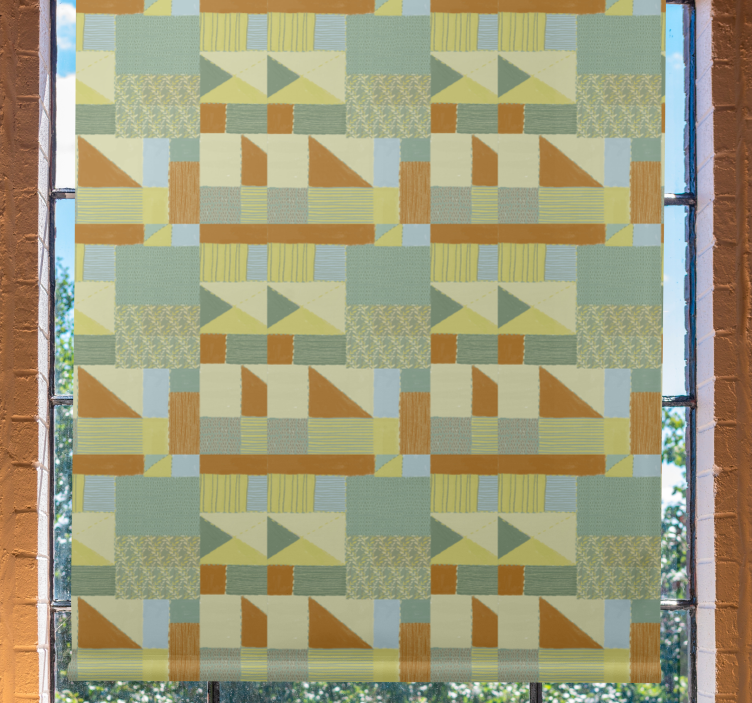 Moderná roleta geometrických tvarov - Tenstickers