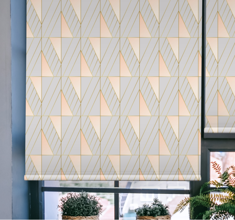 moderná roleta gometrické vzorované línie - Tenstickers