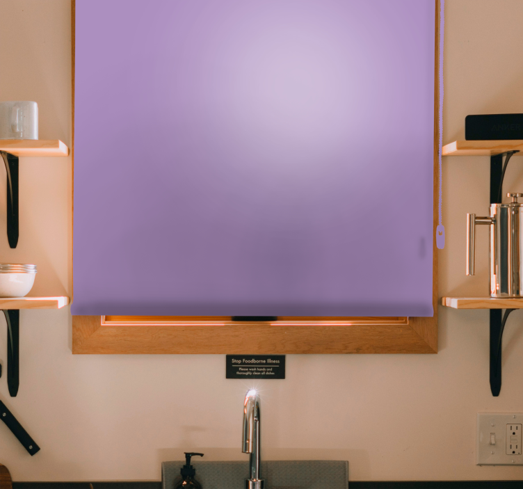 Orgován fialová obyčajná farba elegantná roleta - Tenstickers