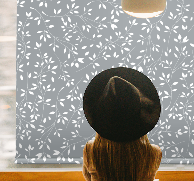 Rastliny kresliace vzor kvety a oslepujúce - Tenstickers