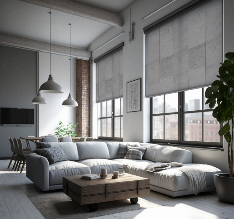 Roleta betónová mriežka na okno - Tenstickers