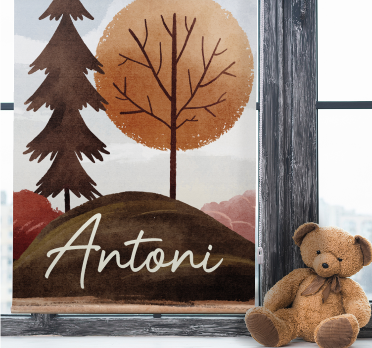 roleta do detskej izby severský les s názvom - Tenstickers