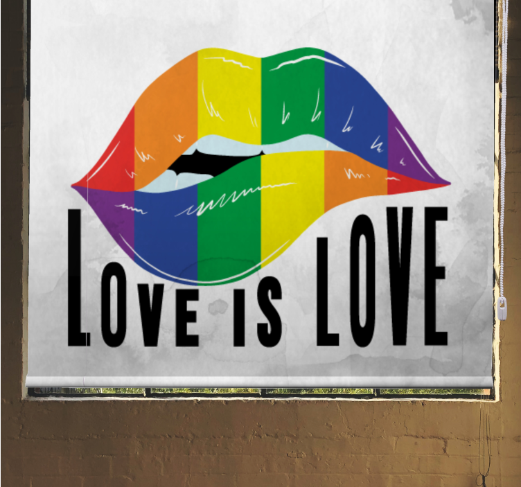 roleta s citátmi dúhové umenie na pery - Tenstickers