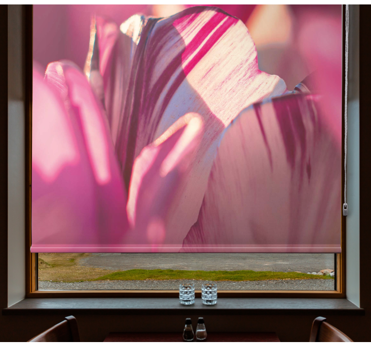 Roleta so škvrnami abstraktná kvetinová esencia - Tenstickers