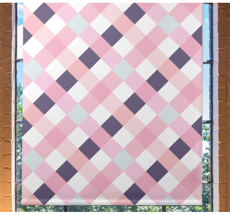 moderná roleta harmónia diamantového vzoru - Tenstickers