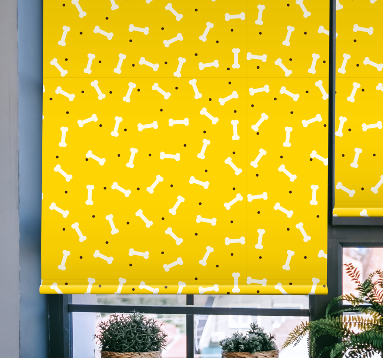 roleta so zvieratami hravý kostný vzor - Tenstickers