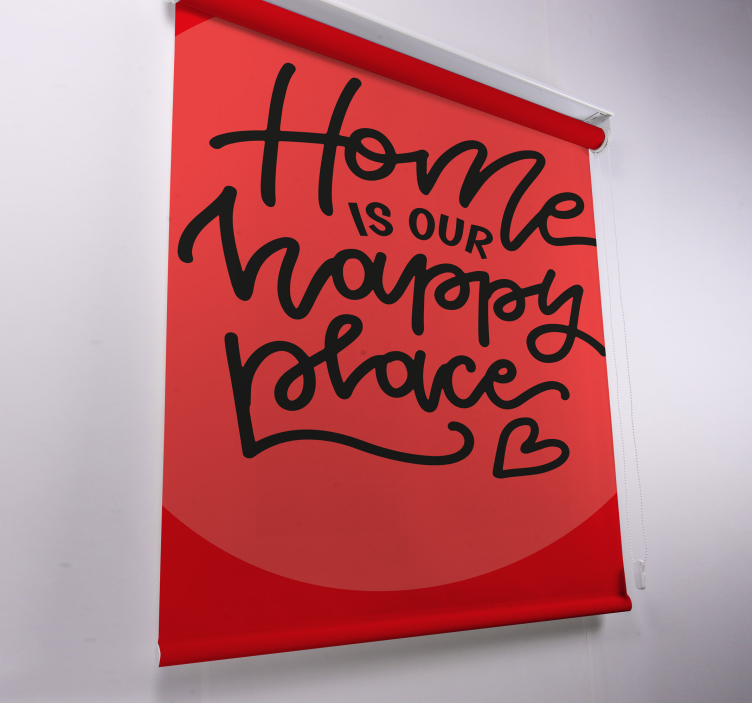 Roztomilý čierny text obývacia izba Rolety - Tenstickers