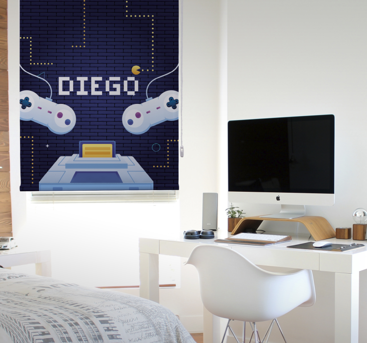 Videohry na mieru tlačené okenné tienidlo - Tenstickers