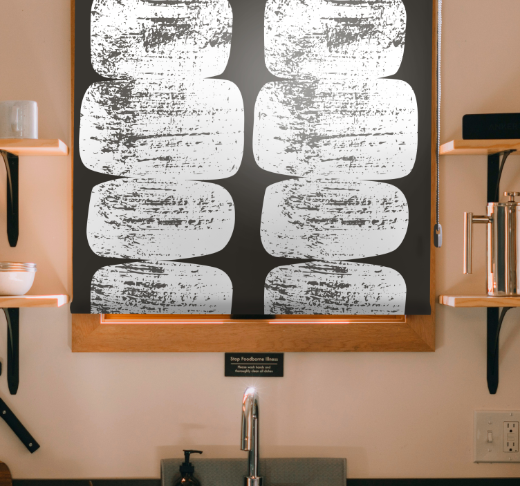 vzorovaná roleta abstraktné ťahy štetcom - Tenstickers