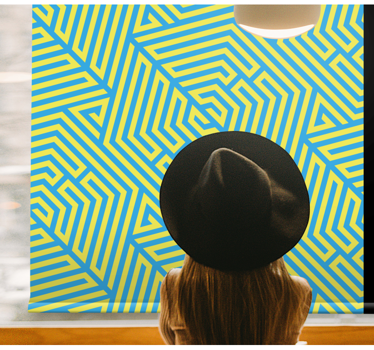 vzorovaná roleta geometrické lineárne usporiadanie - Tenstickers