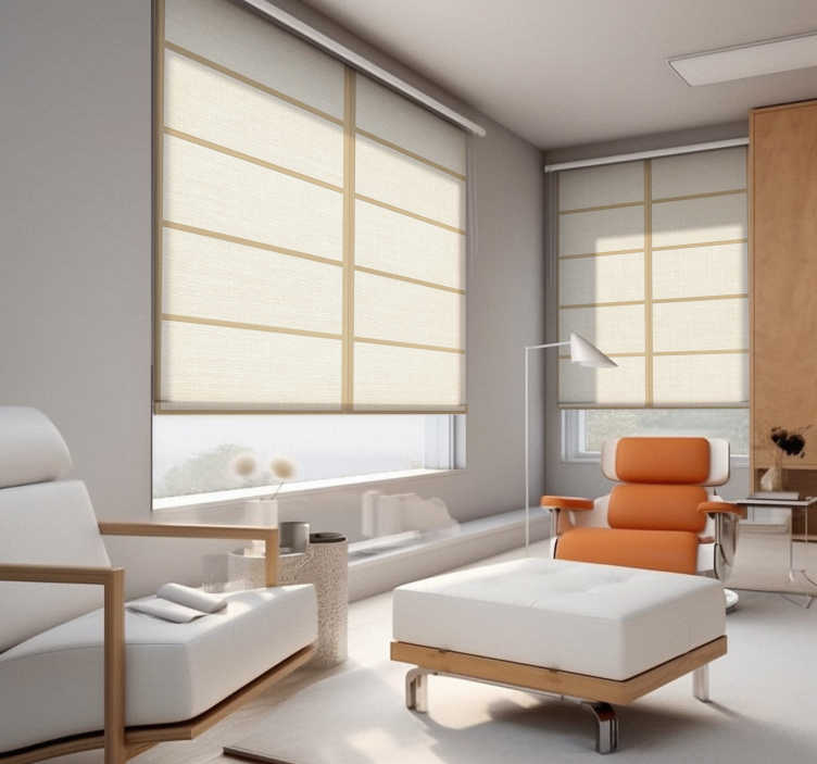 roleta so vzorom japonská panelová štruktúra - Tenstickers